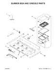 Diagram for 02 - Burner Box And Griddle Parts