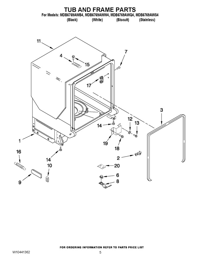 Diagram for MDB6769AWW4