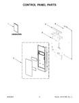 Diagram for 02 - Control Panel Parts