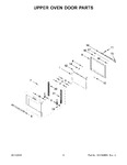 Diagram for 04 - Upper Oven Door Parts