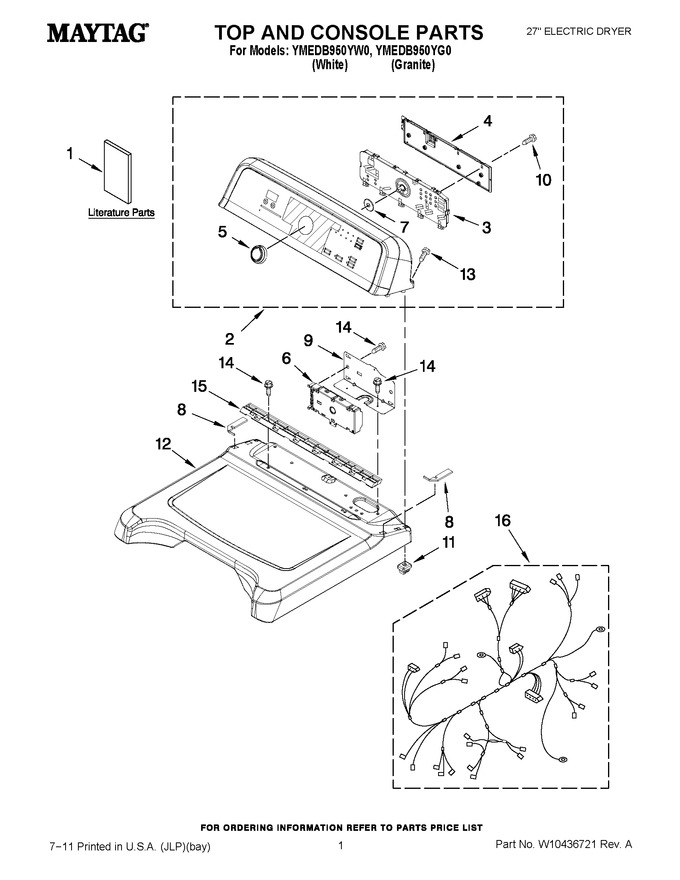 Diagram for YMEDB950YG0