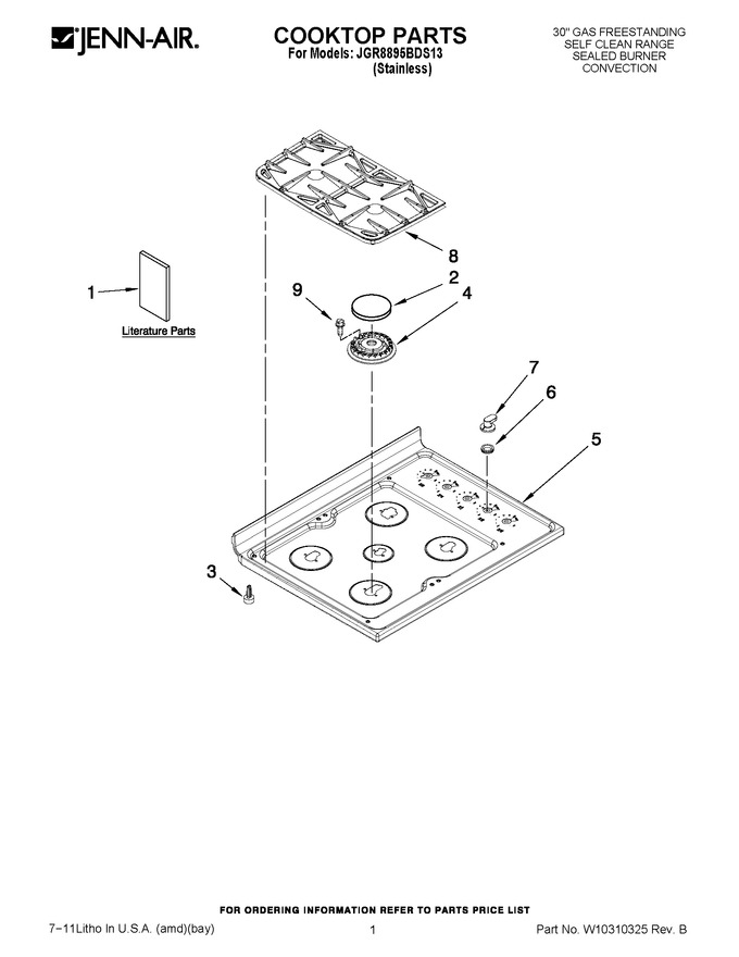 Diagram for JGR8895BDS13