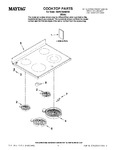 Diagram for 01 - Cooktop Parts