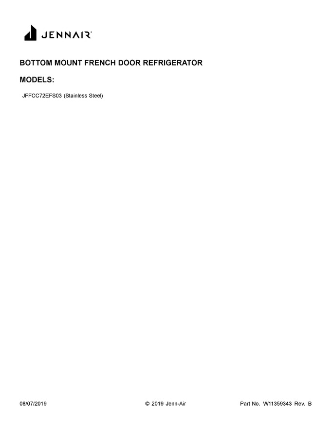 Diagram for JFFCC72EFS03