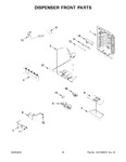 Diagram for 09 - Dispenser Front Parts