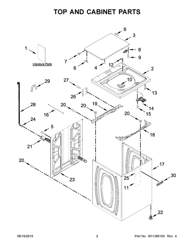 Diagram for MVWC565FW2