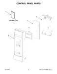 Diagram for 02 - Control Panel Parts