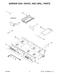 Diagram for 02 - Burner Box, Grate, And Grill Parts