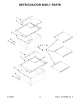 Diagram for 04 - Refrigerator Shelf Parts