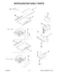 Diagram for 08 - Refrigerator Shelf Parts