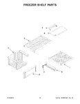 Diagram for 09 - Freezer Shelf Parts