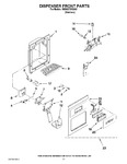 Diagram for 08 - Dispenser Front Parts