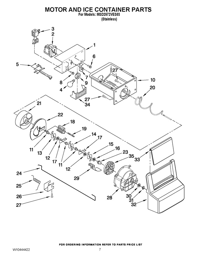 Diagram for MSD2572VES03