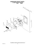 Diagram for 08 - Dispenser Front Parts