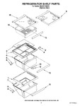 Diagram for 03 - Refrigerator Shelf Parts