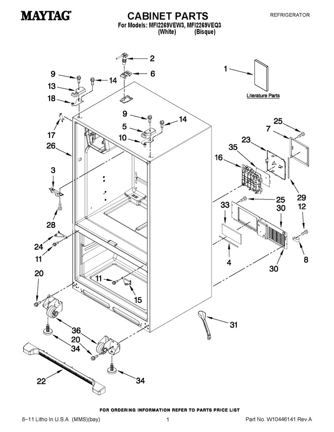 Diagram for MFI2269VEW3