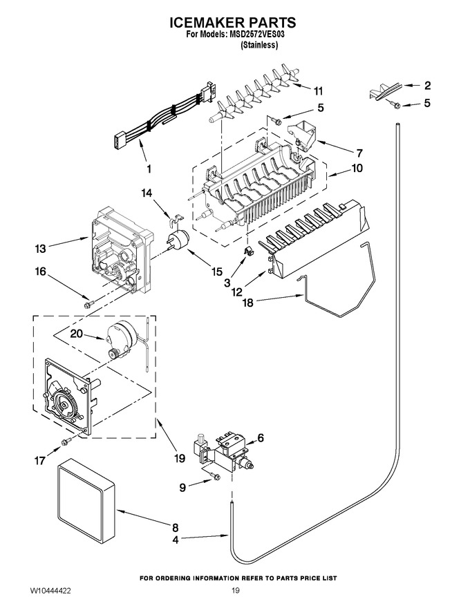 Diagram for MSD2572VES03