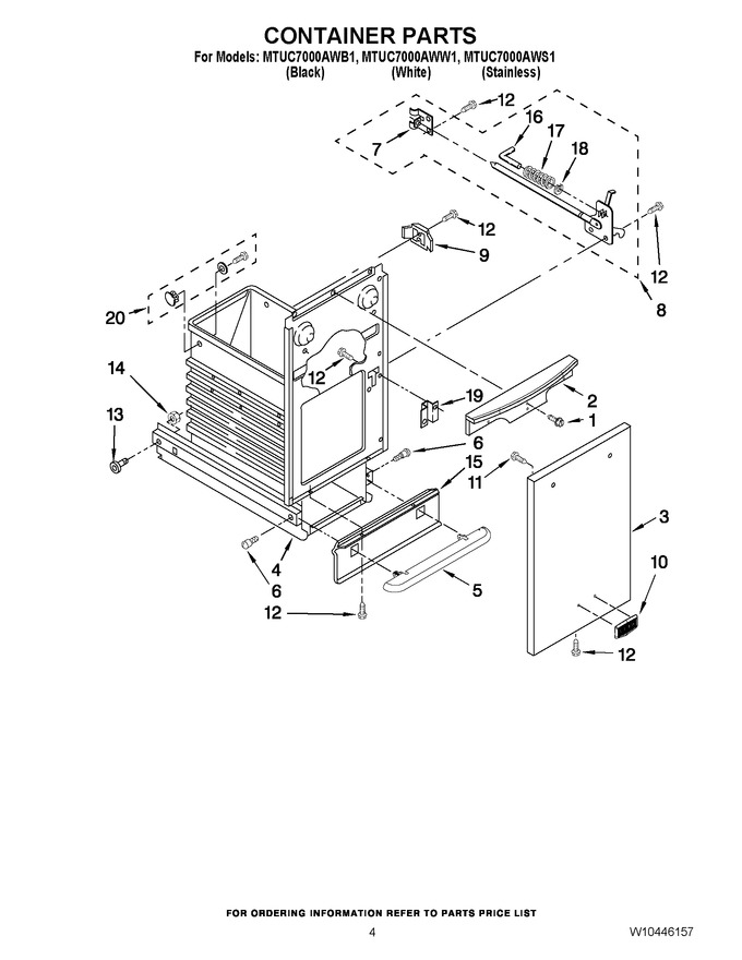 Diagram for MTUC7000AWB1