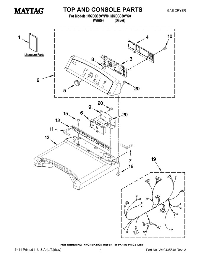 Diagram for MGDB850YG0