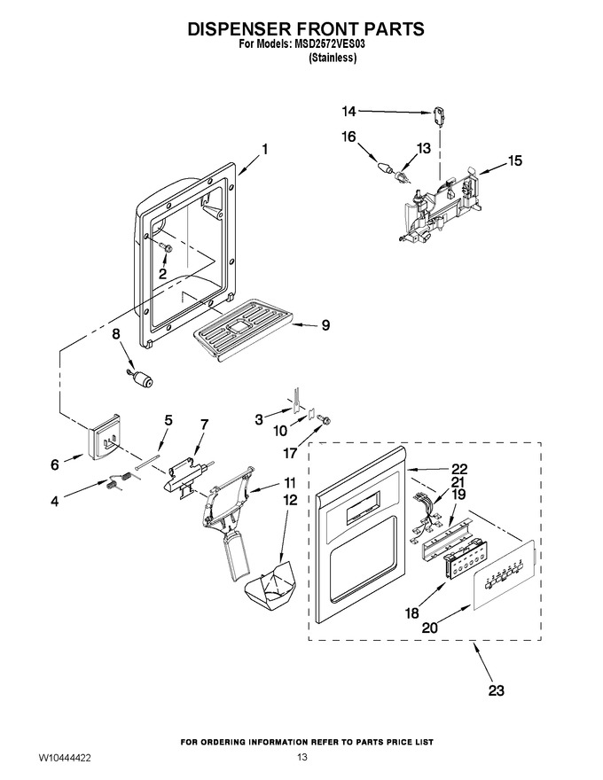 Diagram for MSD2572VES03