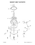 Diagram for 04 - Basket And Tub Parts