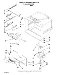 Diagram for 02 - Freezer Liner Parts