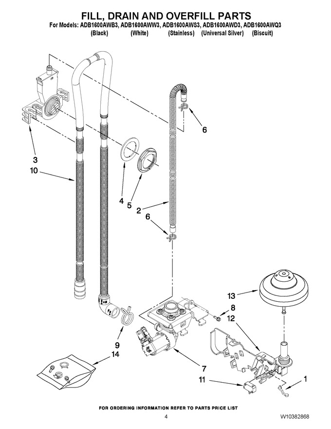 Diagram for ADB1600AWW3