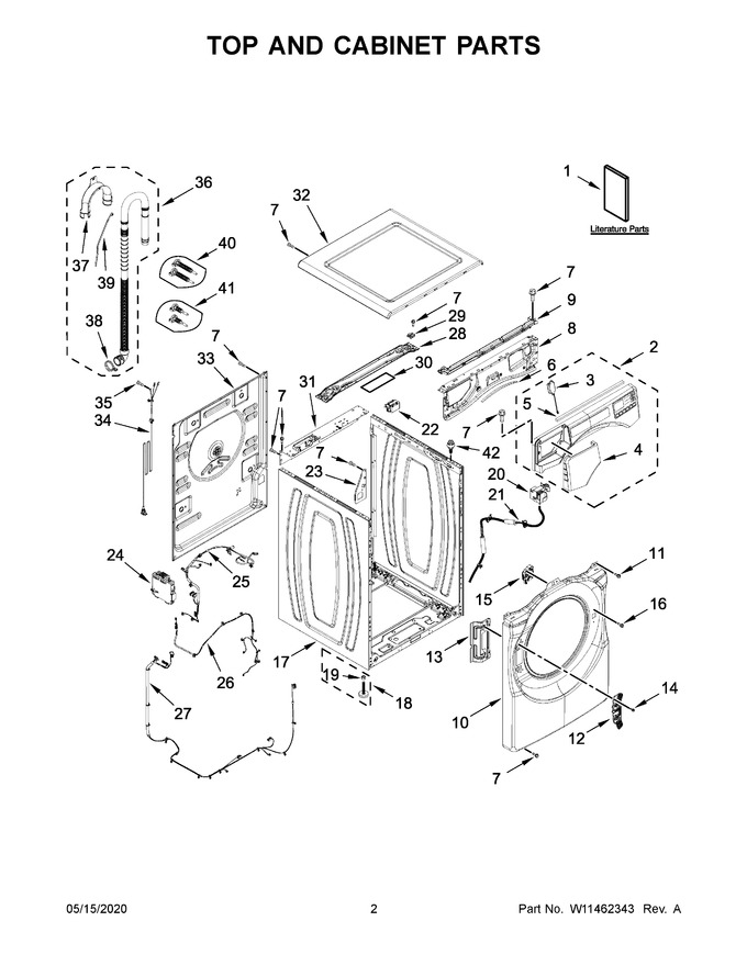 Diagram for NFW5800HW2