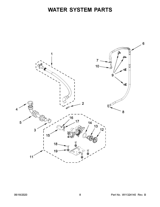 Diagram for NFW5800HW0