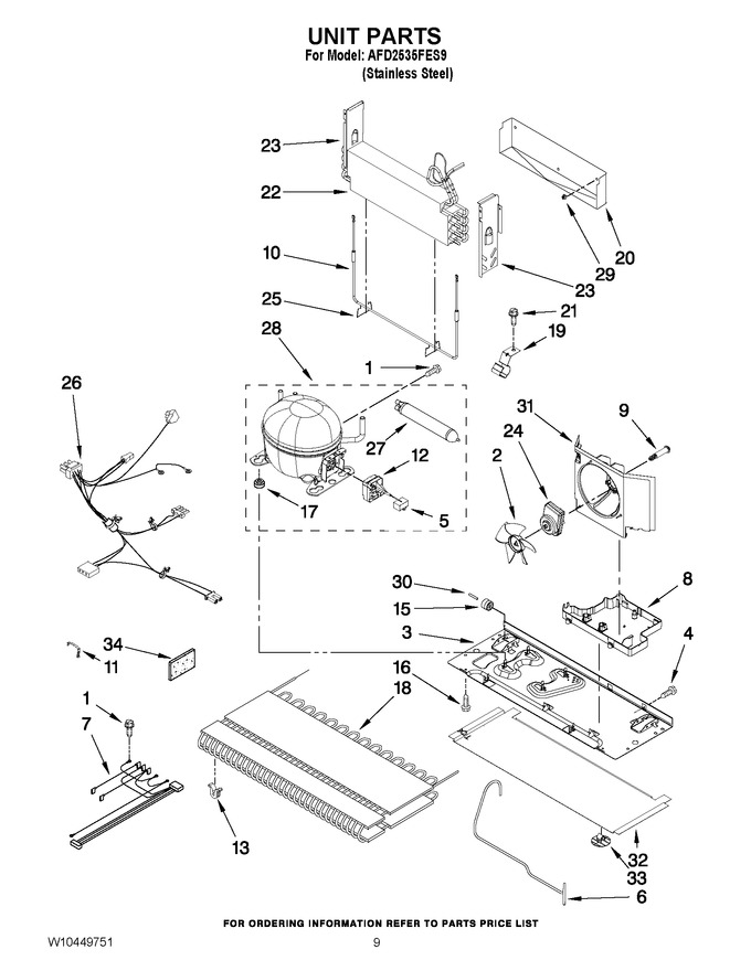 Diagram for AFD2535FES9