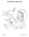 Diagram for 03 - Refrigerator Liner Parts