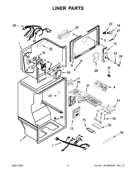 Refrigerator Light Bulb W10565137 parts