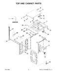 Diagram for 02 - Top And Cabinet Parts