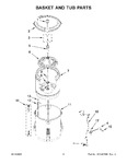 Diagram for 04 - Basket And Tub Parts