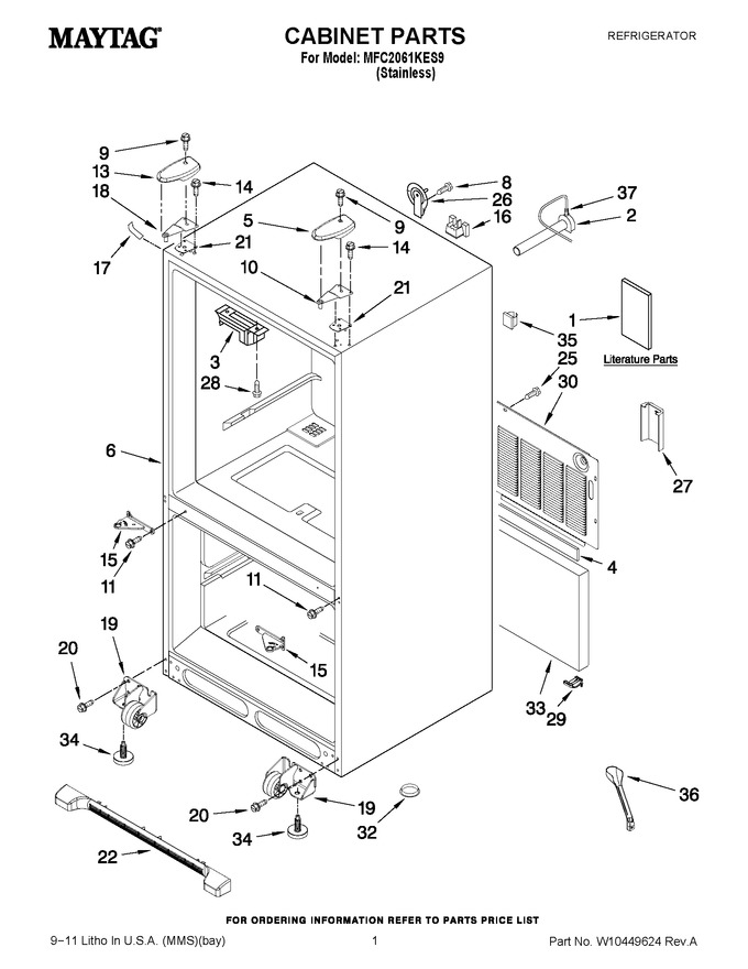 Diagram for MFC2061KES9