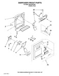 Diagram for 08 - Dispenser Front Parts