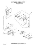 Diagram for 08 - Dispenser Front Parts