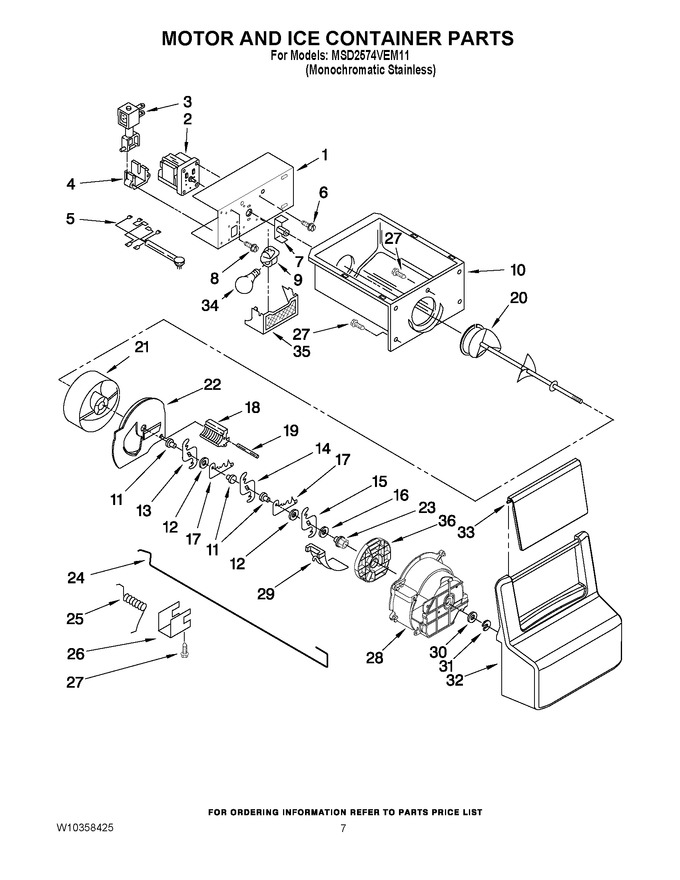 Diagram for MSD2574VEM11