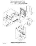 Diagram for 08 - Dispenser Front Parts