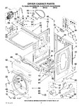 Diagram for 02 - Dryer Cabinet Parts