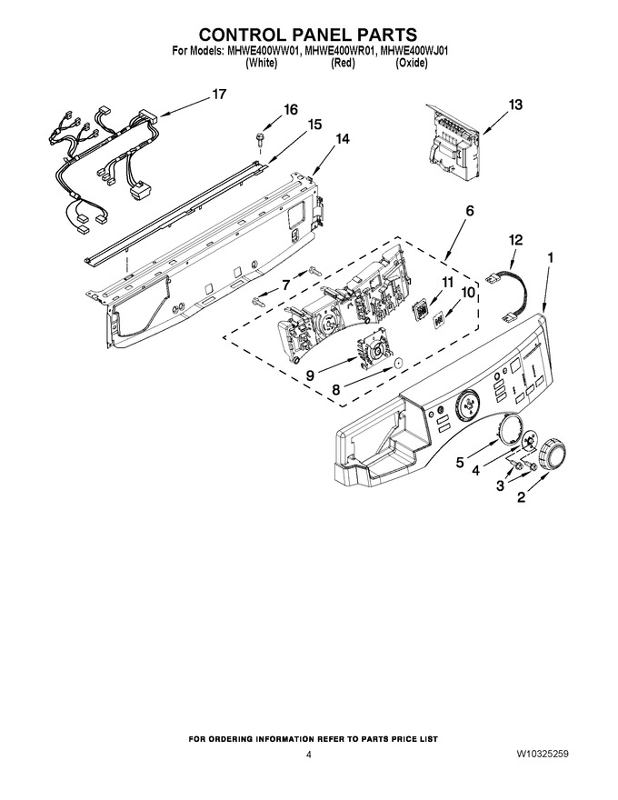 Diagram for MHWE400WW01