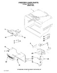 Diagram for 03 - Freezer Liner Parts