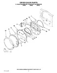 Diagram for 07 - Dryer Door Parts