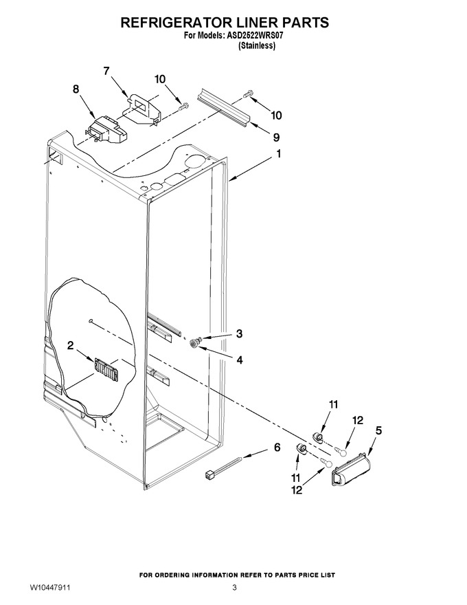 Diagram for ASD2522WRS07