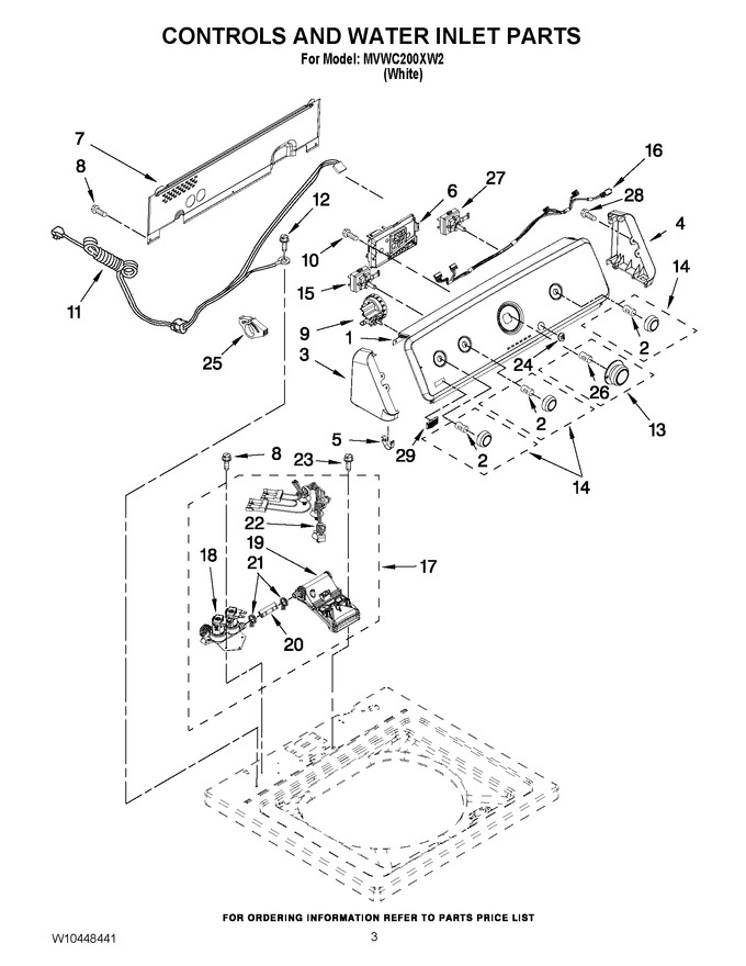 Diagram for MVWC200XW2