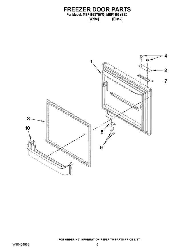 Diagram for MBF1953YEW0