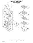 Diagram for 04 - Freezer Liner Parts