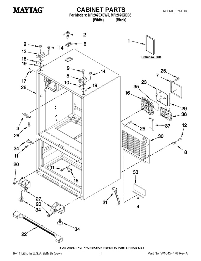 Diagram for MFI2670XEW5