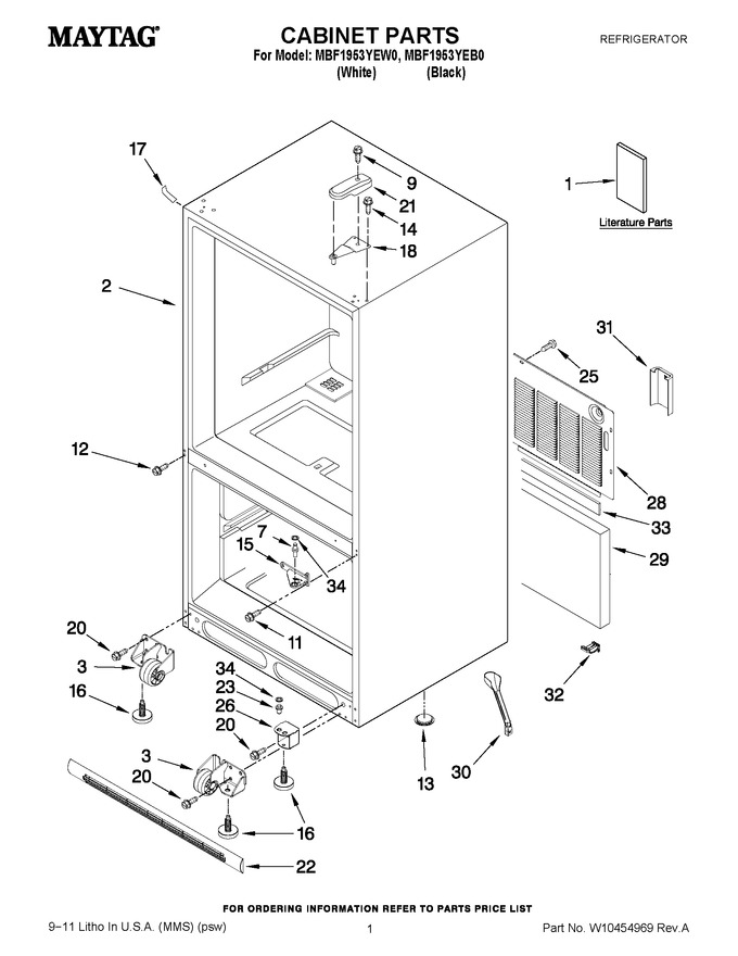 Diagram for MBF1953YEB0