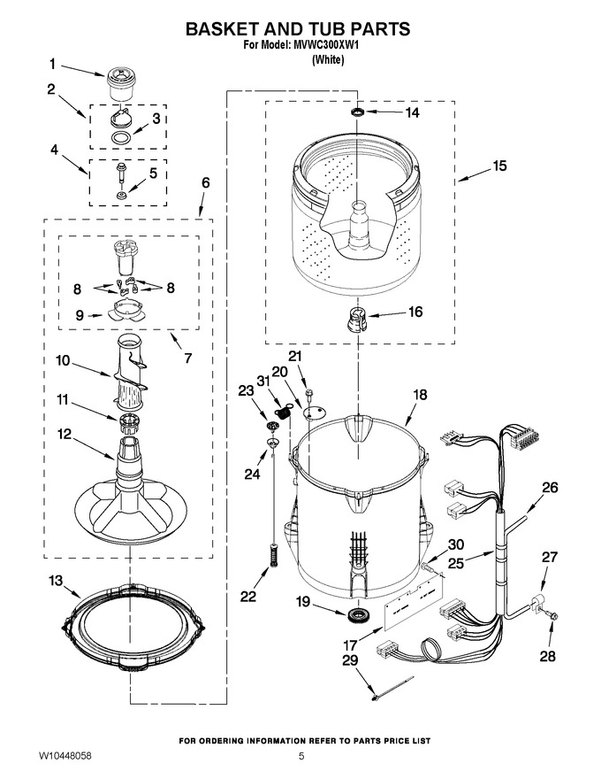 Diagram for MVWC300XW1